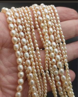 Очень красивые винтажные 7- рядные бусы с серебряным филигранным замком из культивированного 