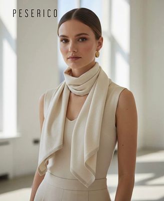 Платок-косынка PESERICO 
125x125x195
Шерсть, кашемир