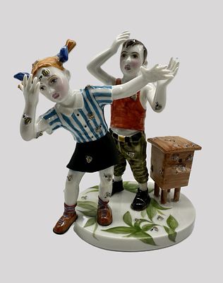 Белкин Анатолий (1953 г.). &laquo; Дети, разбудившие пчел&raquo; . Коллекционный экземпляр. Ограниченный 