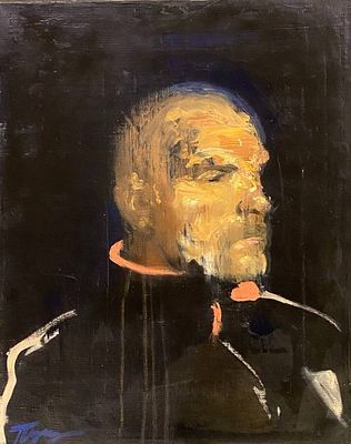 Пушницкий Виталий (1967 г.). Портрет неизвестного. 2016 год, холст, масло, 50х40см.
Подпись 