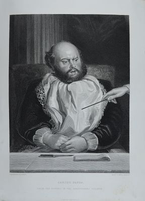"Санчо Панса" . Гравюра с работы Чарльза Роберта Лесли 1839 года. 
Гравер: R.C.Bell. 