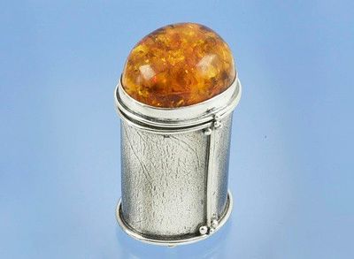 ШКАТУЛОЧКА серебро 925 пробы Янтарь Польша. Серебряная шкатулочка для мелочей или таблетница 