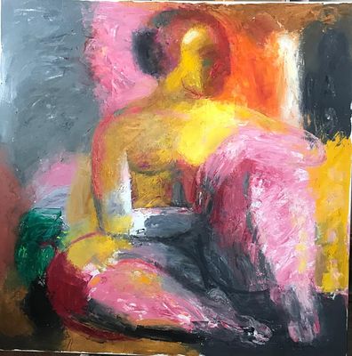 Булгакова Ольга. ( 1951). Из серии "Матриархат". 2021г.
Холст, масло 140/140см
. Ольга 