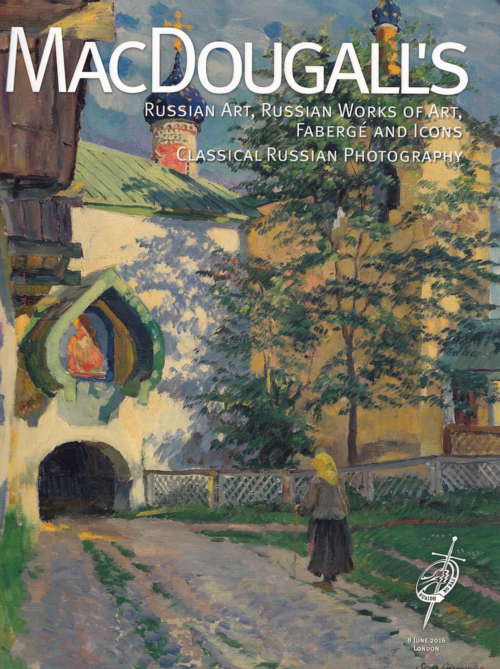 Каталог аукциона MacDougall's, Лондон, Русское искусство, Фаберже и иконы, классическая русская 