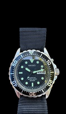A rare item, an automatic Seiko watch belonging to Shayetet 13 force (Israeli Navy comando 