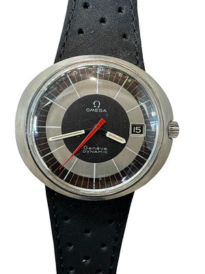OMEGA vintage dynamic man dial watch in perfect condition and new strap, original buckle. Size 