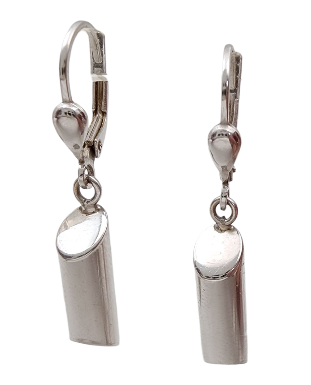 עגילי זהב 14K מעוצבים משקל 2.6 גרם אורך 2.5 ס"מ