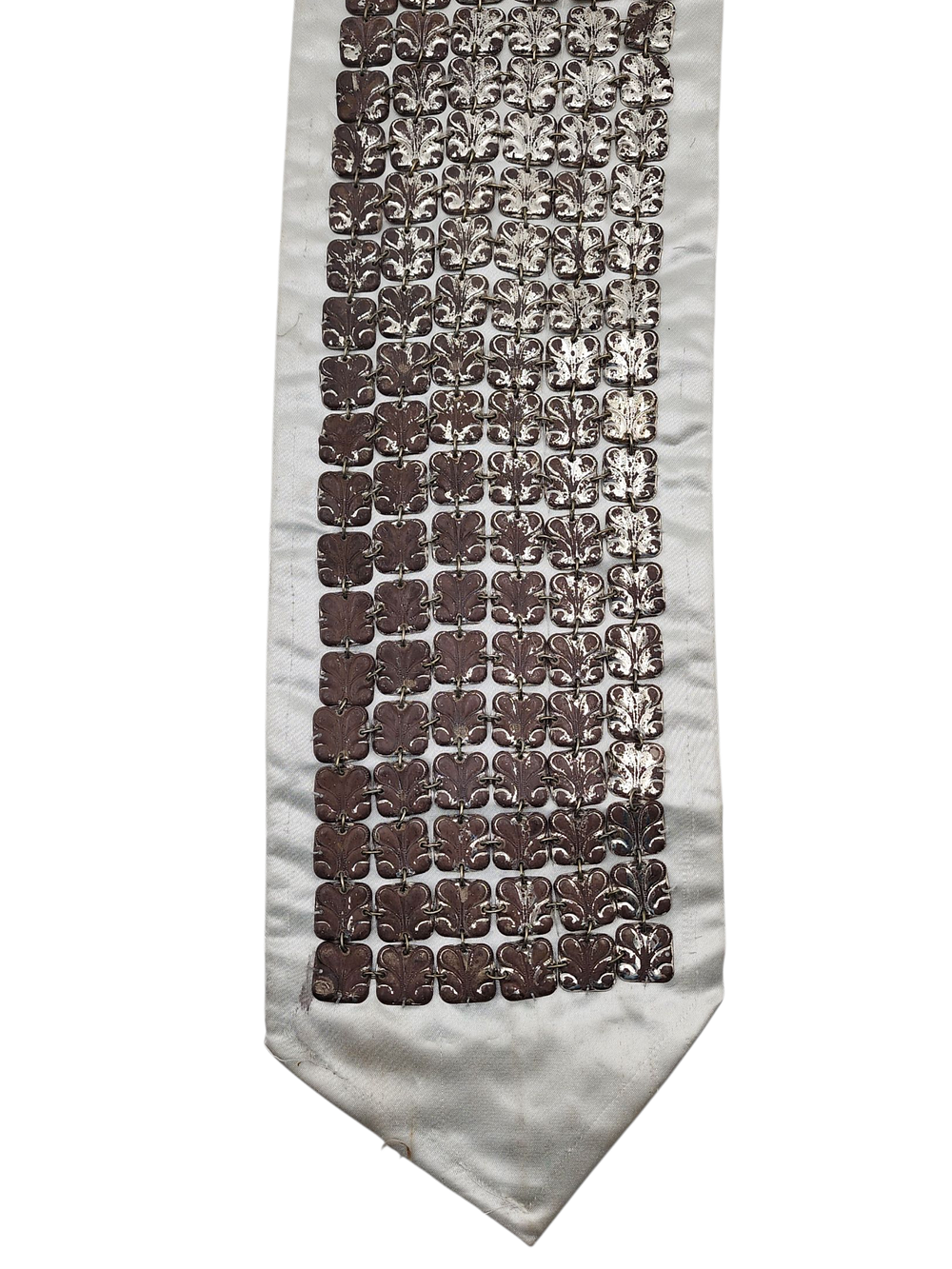 עטרה לטלית מתבליטי כסף משקל כולל 238 גרם מידה 105/14 ס"מ