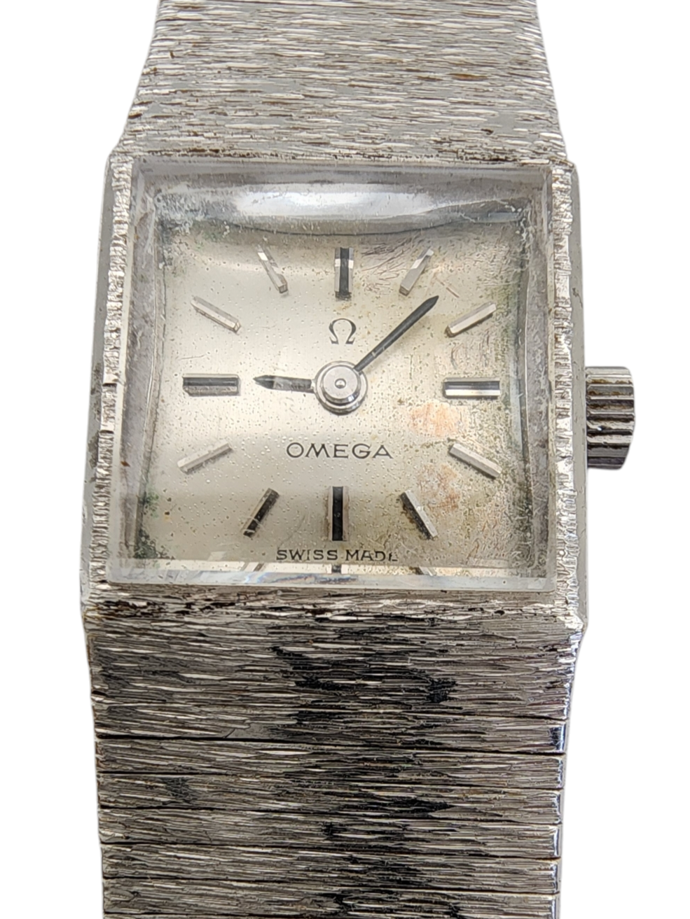 שעון וינטג' אומגה זהב Omega 18K ורצועה מזהב 14K מנגנון: מכני מקורי זכוכית ספיר דגם: 511128 שנת 
