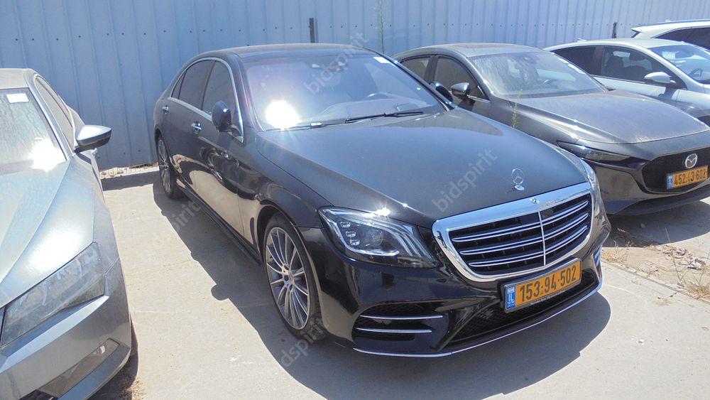 מרצדס S560 מודל 2020. 87,502 ק"מ, יד נוכחית: שנייה, בעלות נוכחית: חברה. תיבת הילוכים: אוטומטי 