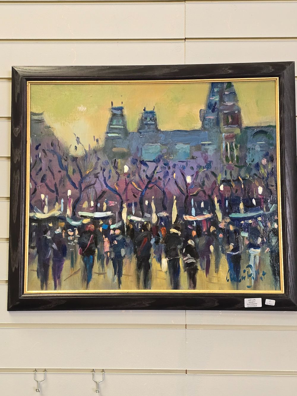 Lot 175: 1 X FRAME ACRYLIC ON BOARD BY ARTIST...