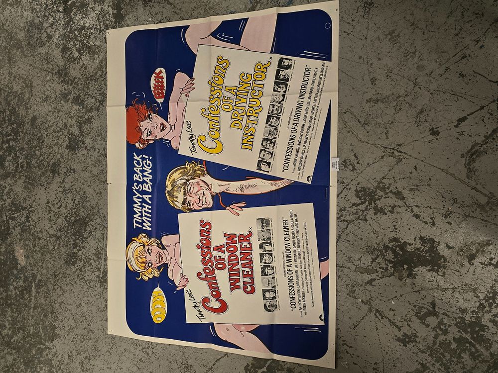 Lot 191: CONFESSIONS OF A WINDOW CLEANER AND DRIVING INSTRUCTIONS...