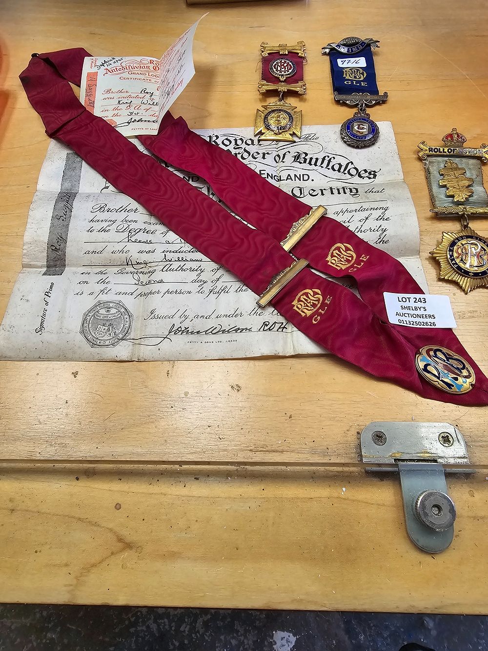 Lot 243: SELECTION OF VARIOUS BUFFALO MEDALS