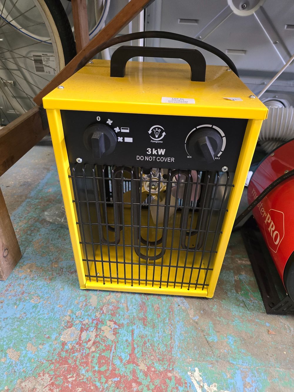 Lot 31: 1 X 3KW FAZMINGO ELECTRIC HEATER