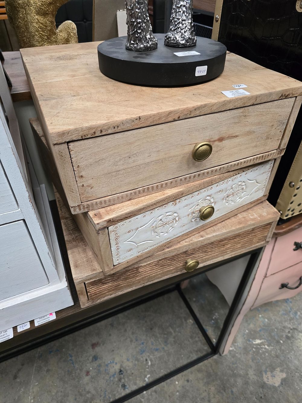 Lot 182: 1 X 3 DRAWER SMALL UNIT RRP 100