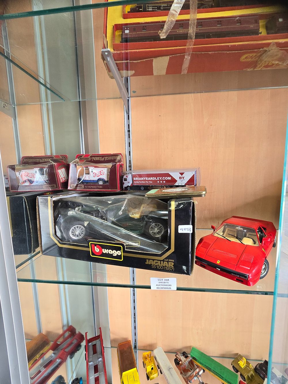 Lot 368: 1 BURAGO JAGUAR MODEL WITH FERRAI ETC