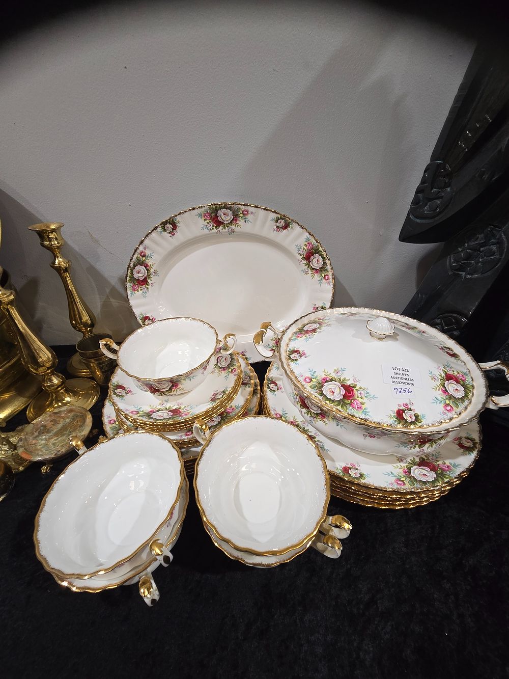 Lot 425: SELECTION OF ROYAL ALBERT DINNER SET ITEMS CELEBRATION...