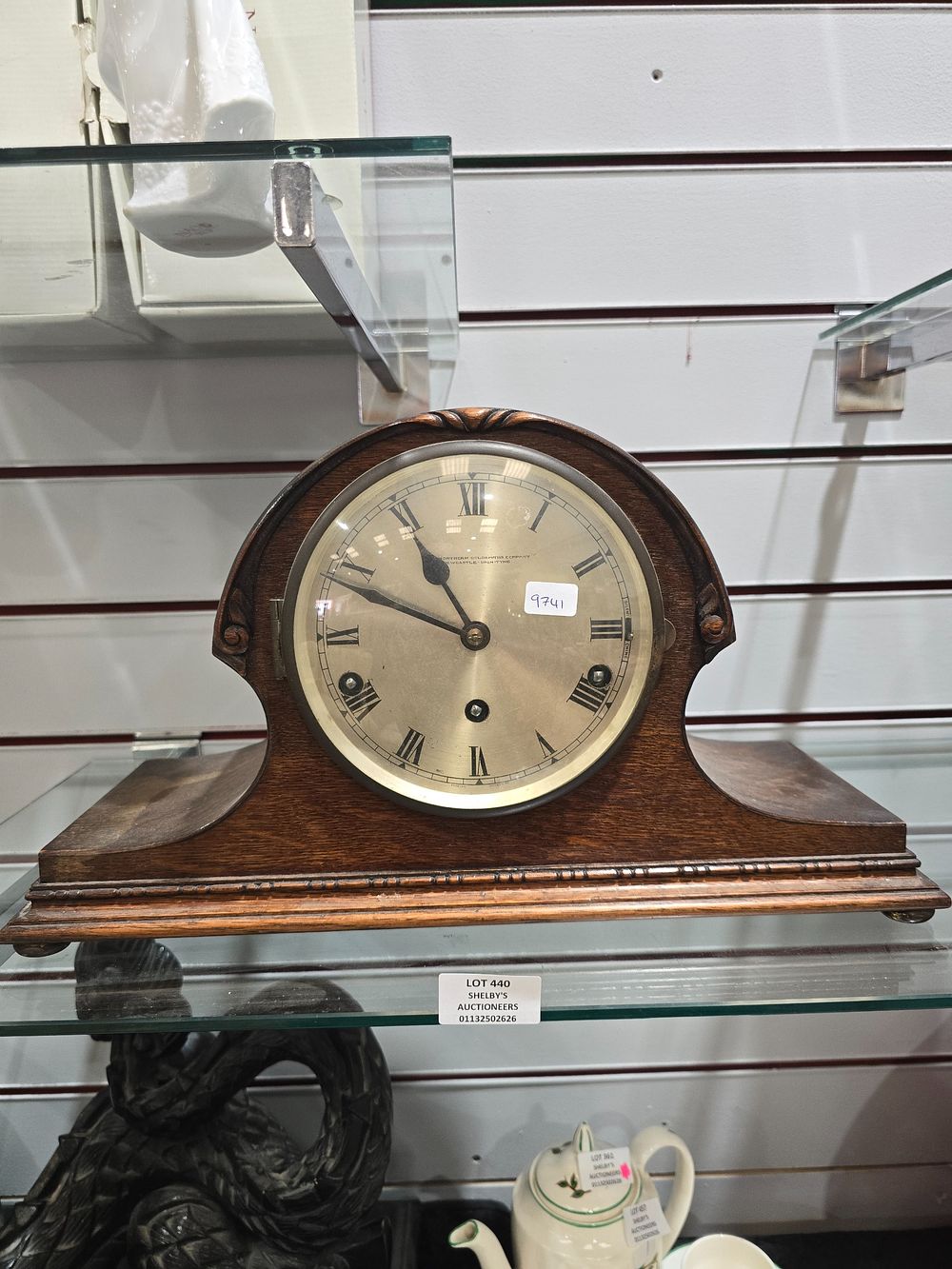 Lot 440: 1 X 1950S SMITH ENDFIELS MANTLE CLOCK