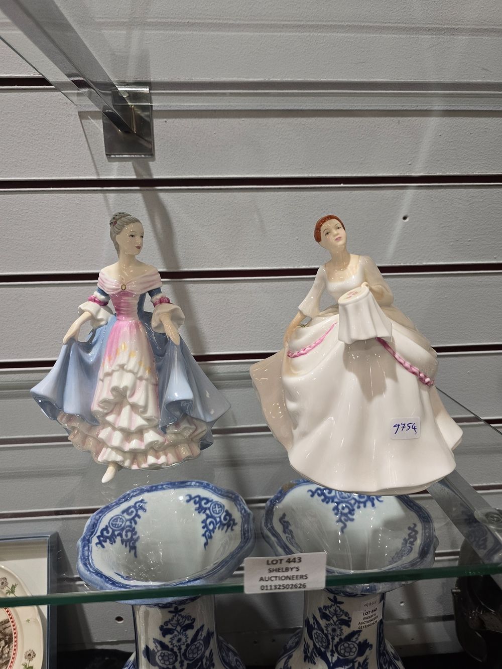 Lot 443: 2 X ROYAL DOULTON LADY FIGURINES CAROL AND...