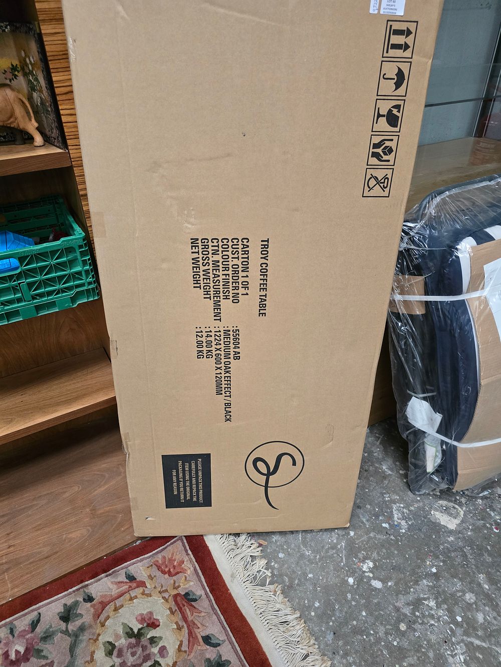 Lot 60: 1 X NEW IN PACKAGE MEDIUM OAK TRO...