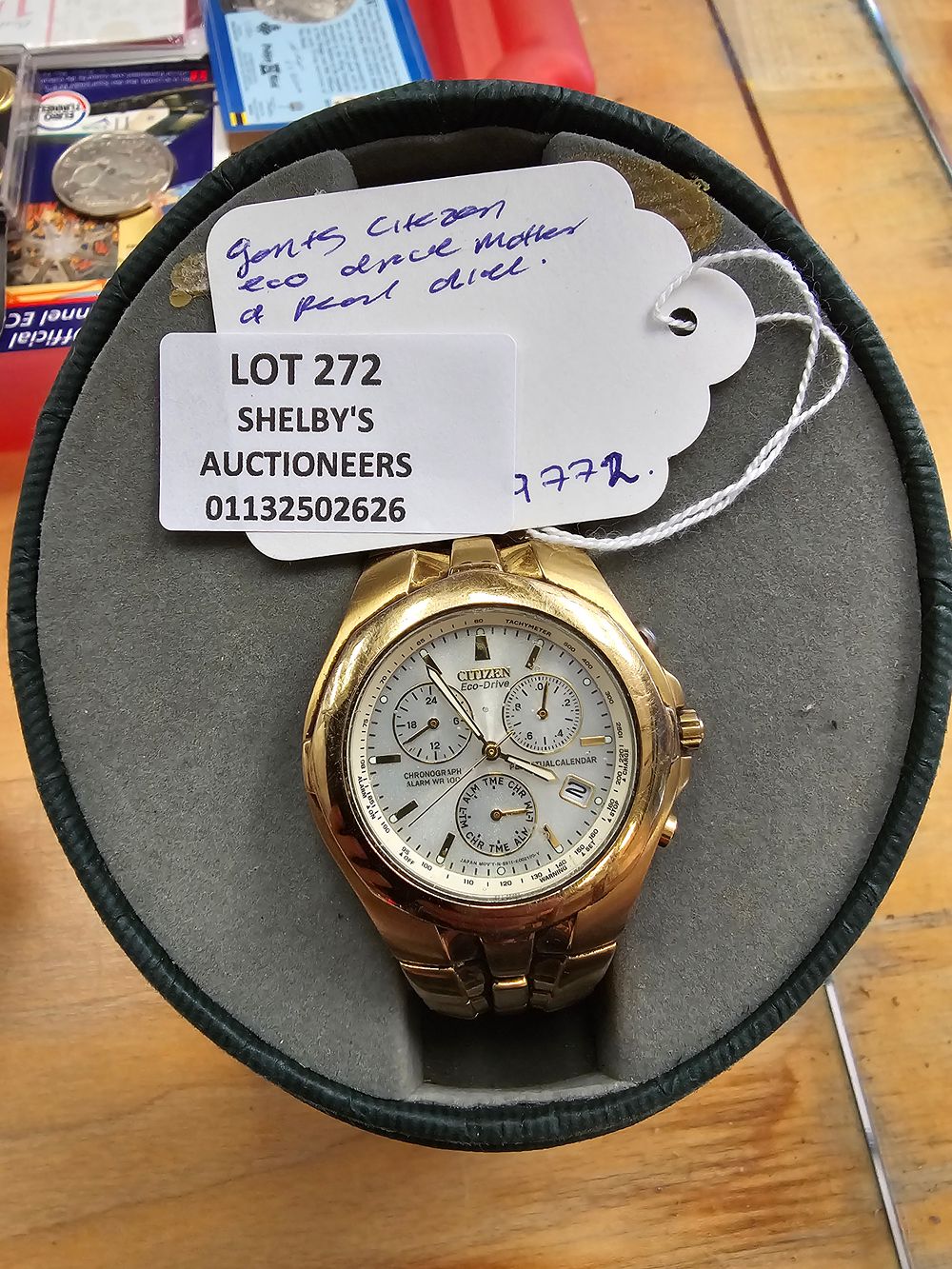 Lot 272: 1 X GENTS CITREON MOTHER OF PEARL INLAID...