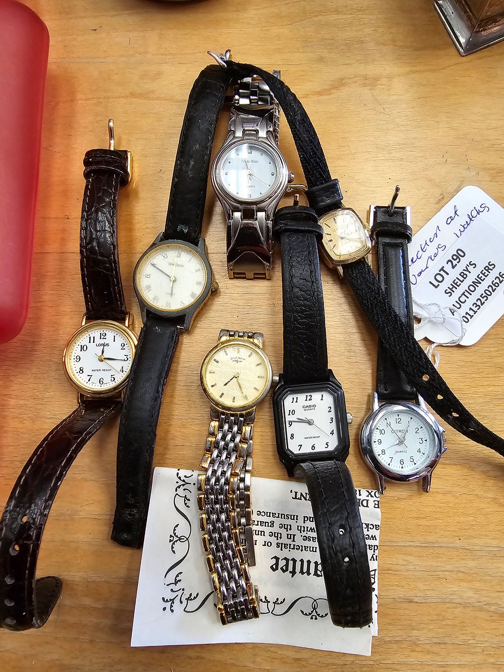 Lot 290: SELECTION OF VARIOUS WATCHES