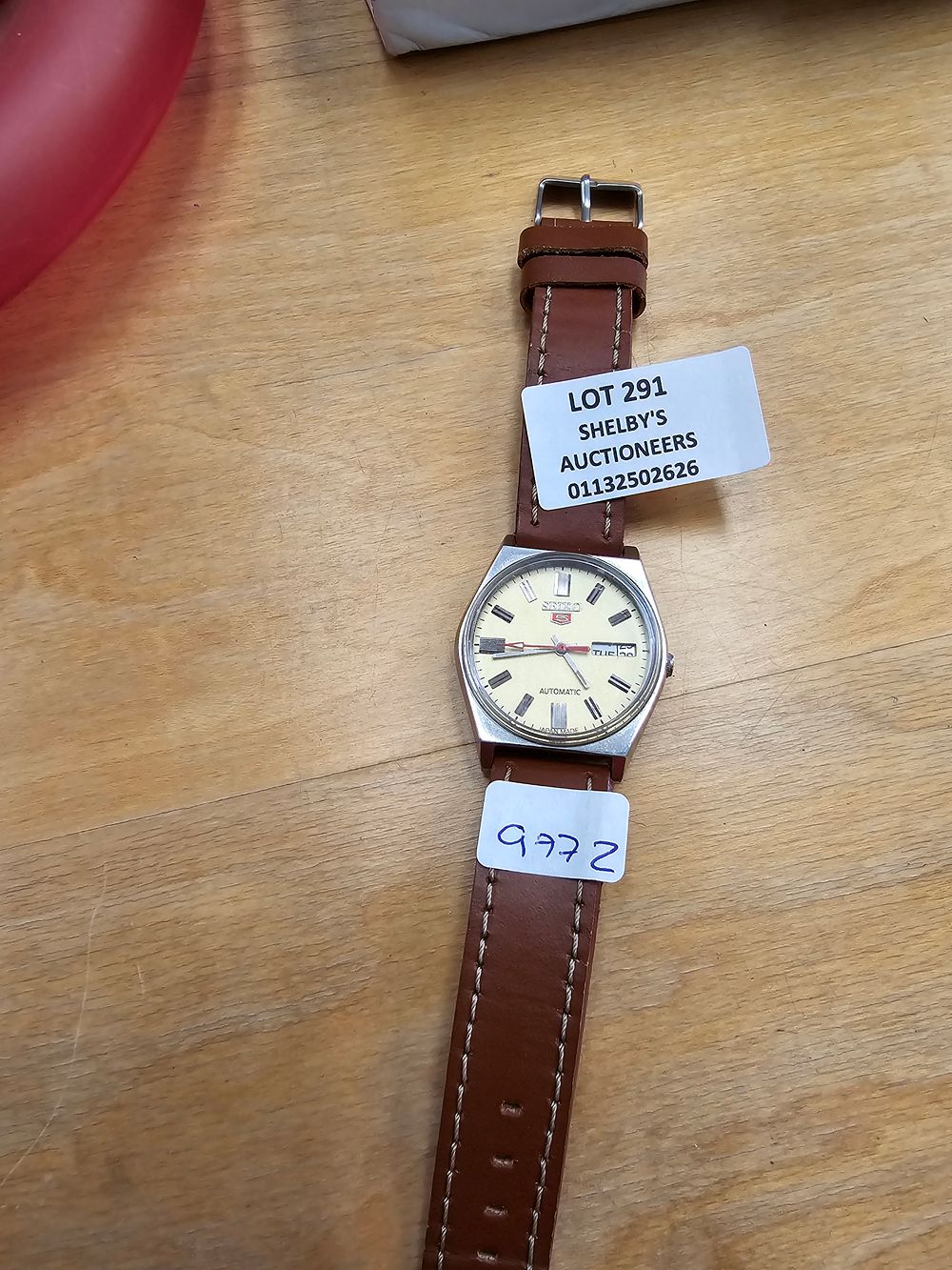 Lot 291: 1 X SEIKO 5 GENTS AUTOMATIC WRIST WATCH...