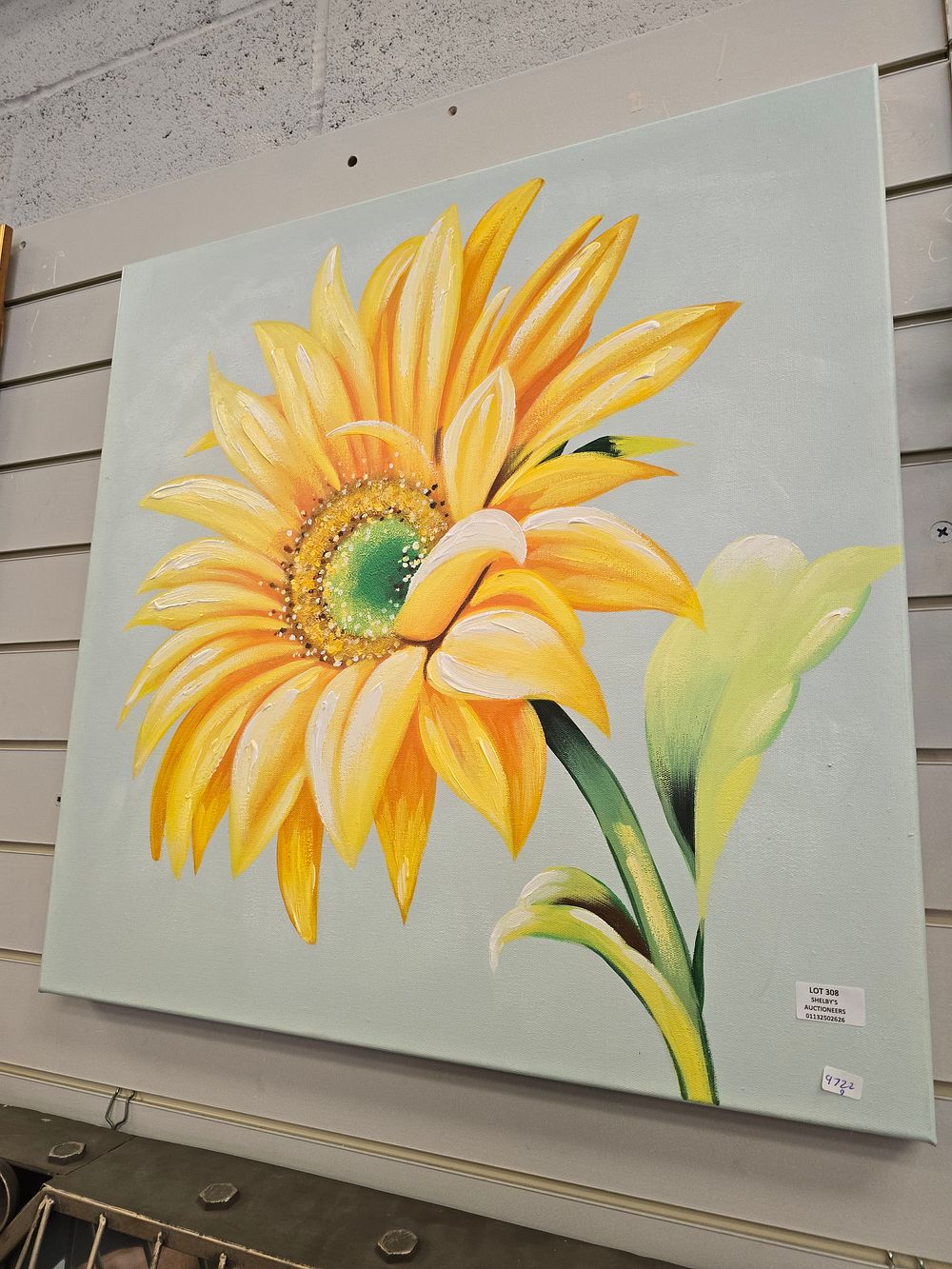 Lot 308: 1 X NEW STILL LIFE ACRYLIC PAINTING BY...
