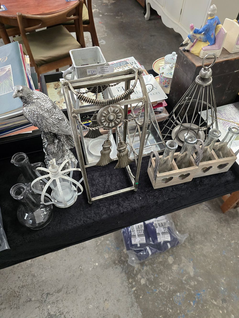 Lot 359: SELECTION OF VARIOUS NEW CANDLE HOLDERS ETC