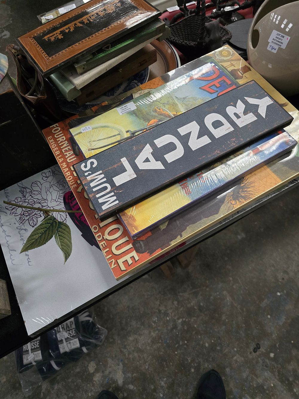 Lot 361: SELECTION OF VARIOUS VINTAGE STYLE CANVAS PRINTS