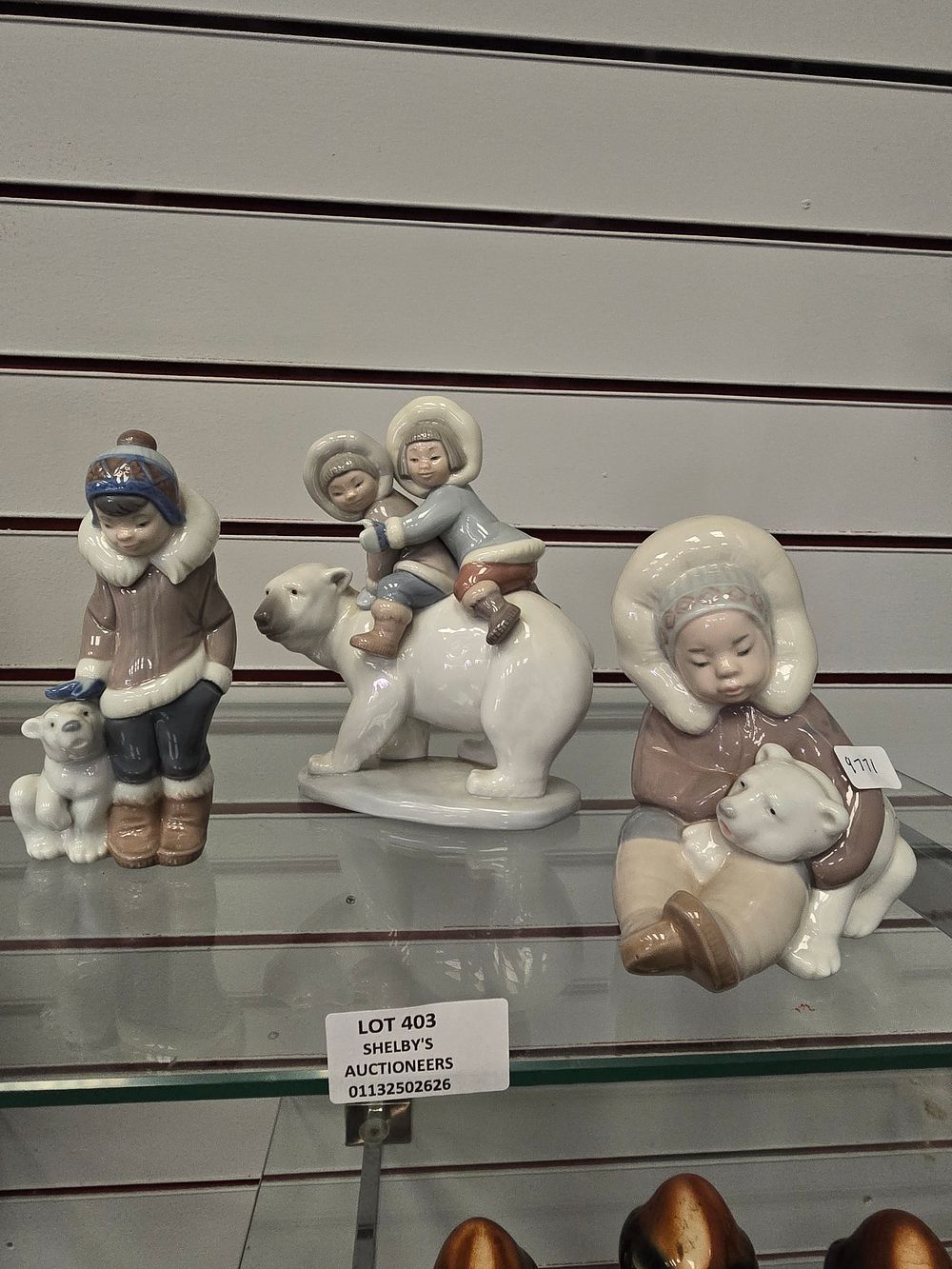 Lot 403: 3 X VARIOUS LLADRO FIGURES CHILDREN WITH POLAR...
