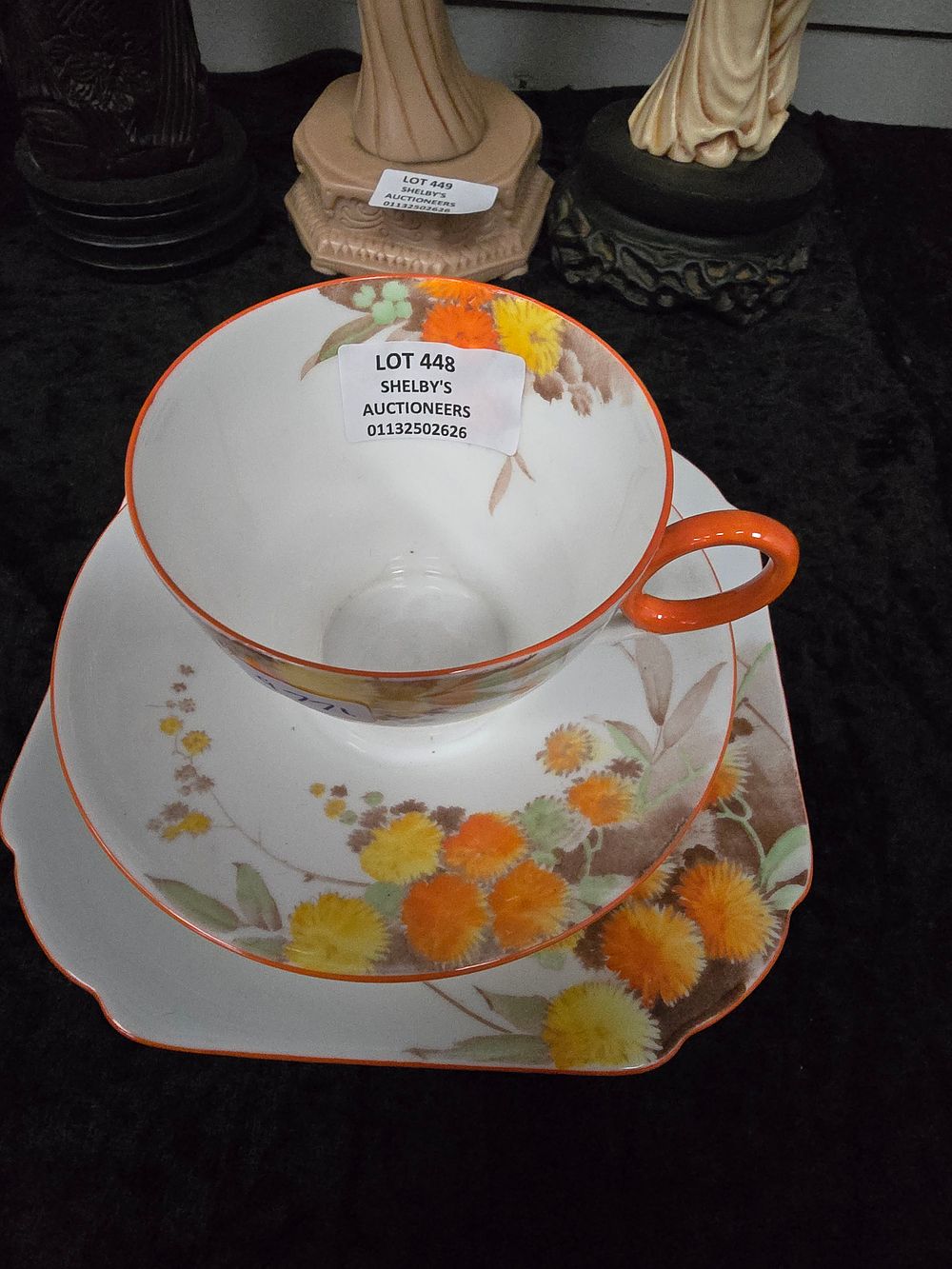 Lot 448: 1 X SHELLY TRIO CUP AND SAUCER SET