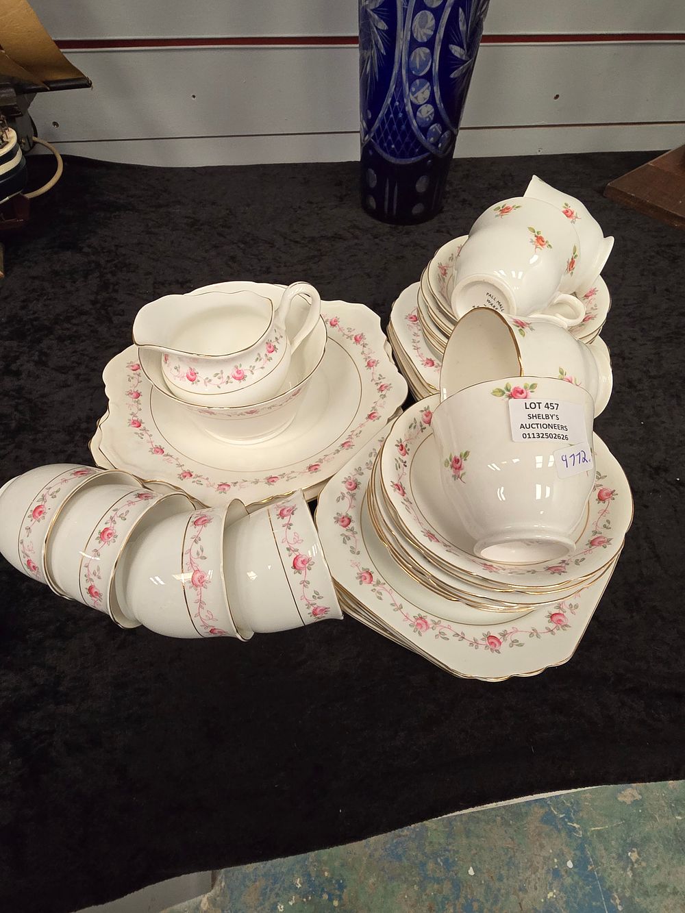 Lot 457: COMPLETE SET OF PALL MALL COFFE TEA CUPS...