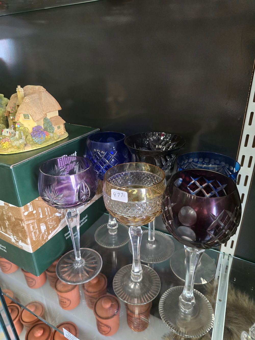 Lot 544: 6 X BOHEMIA STYLE GLASSES