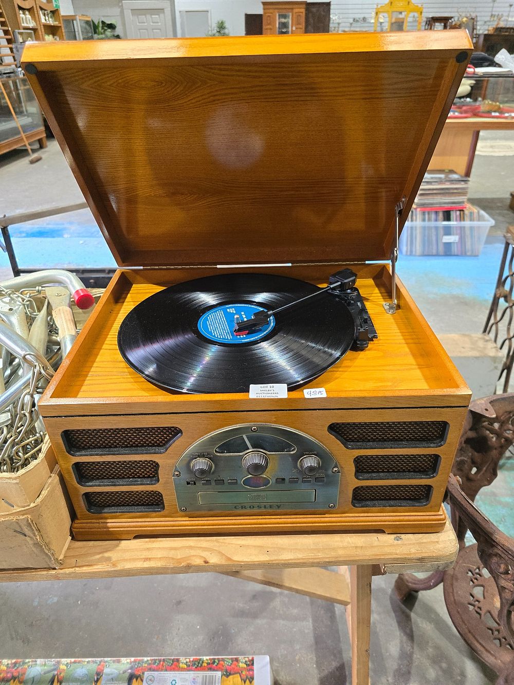 Lot 10: 1 X CROSSLEY RECORD PLAYER