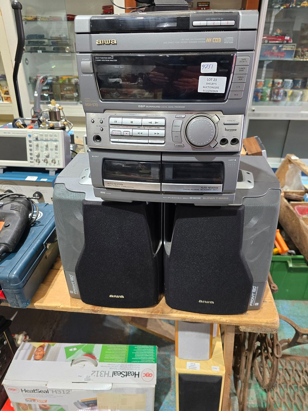 Lot 23: 1 X AWAI STERIO SYSTEM WITH SPEAKERS