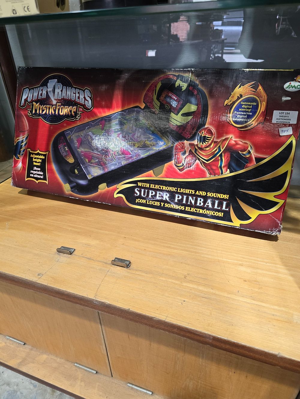 Lot 154: 1 X POWER RANGERS PINBALL GAME
