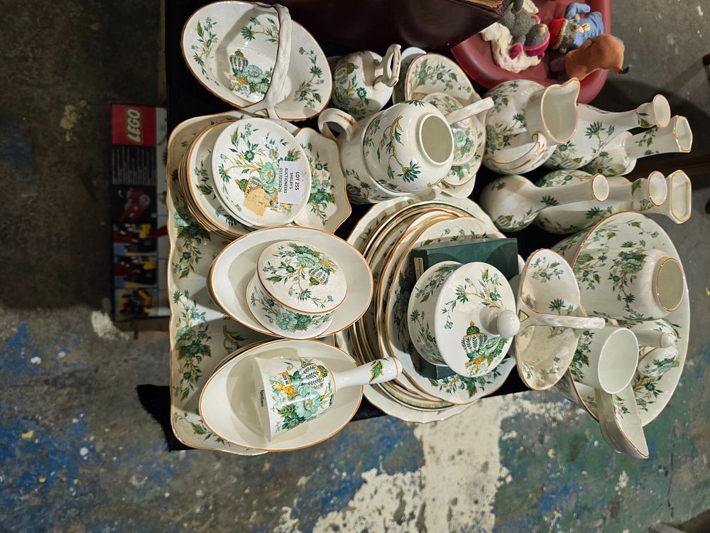 Lot 255: LARGE SELECTION OF STAFFORDSHIRE ORIENTAL STYLE POTTERY WARE