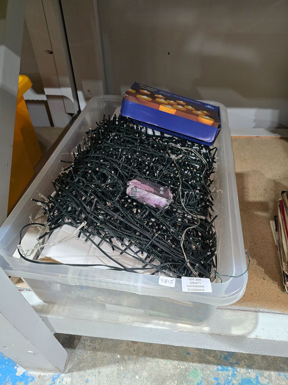 Lot 264: SELECTION OF VARIOUS STRING LIGHTS AND BULBS ETC