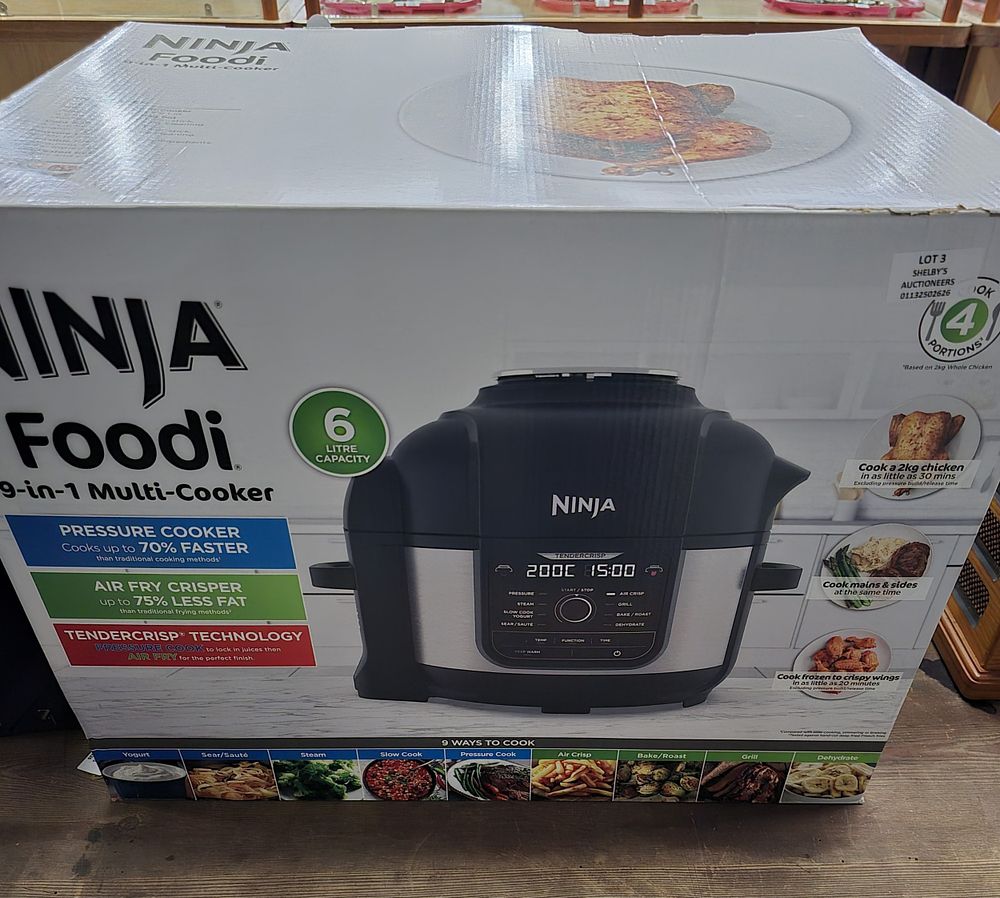 Lot 3: 1 X NEW IN BOX NINJA 9 IN...