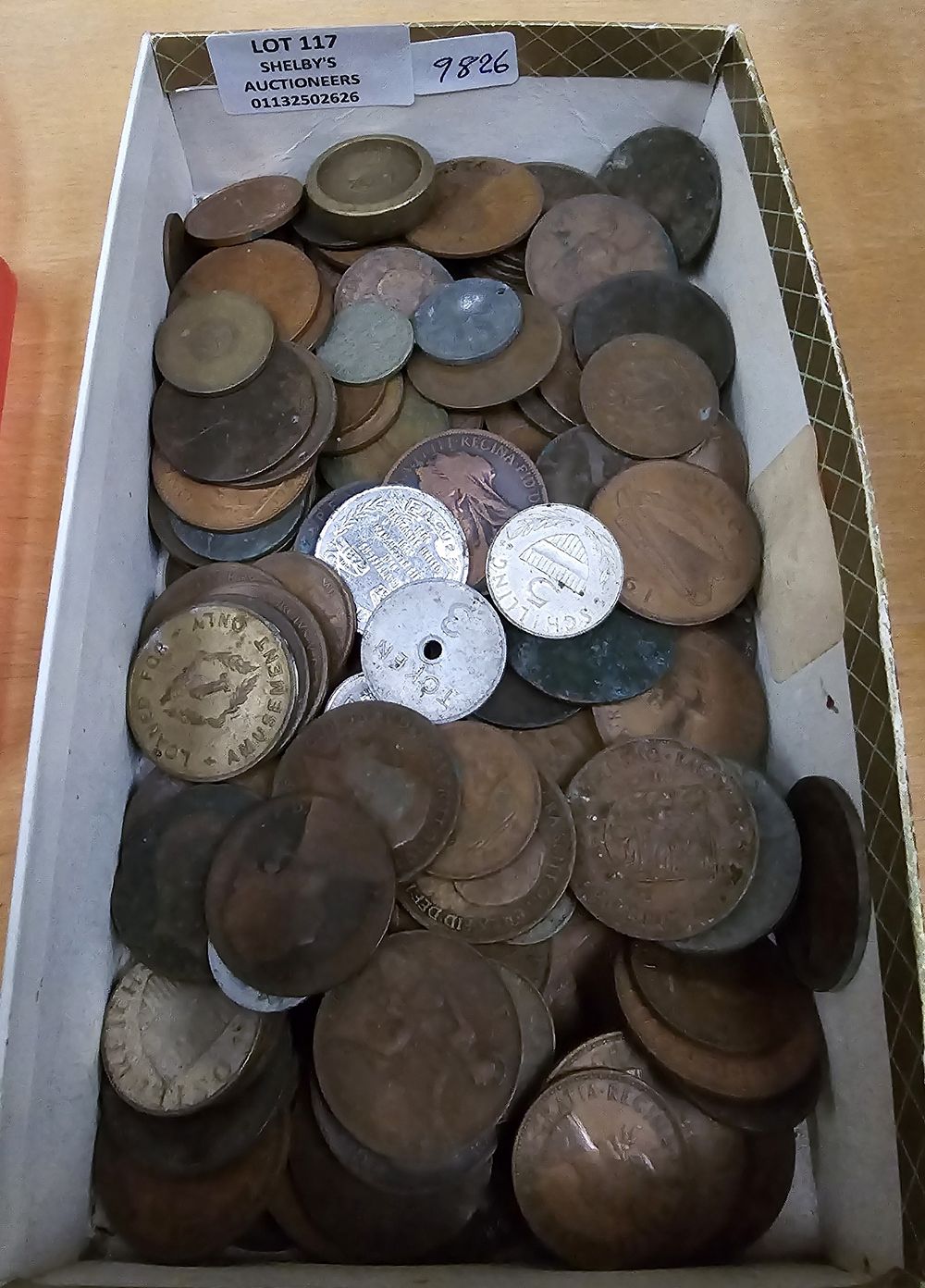Lot 117: SELECTION OF VARIOUS AGE BRITISH AND FOREIGN COINAGE