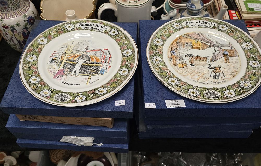 Lot 180: 11X VARIOUS SAMUEL SMITH BREWERY PLATES