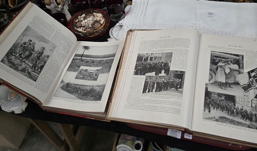 Lot 187: 2 X THE GREAT WAR BOOKS VOLUME 1...
