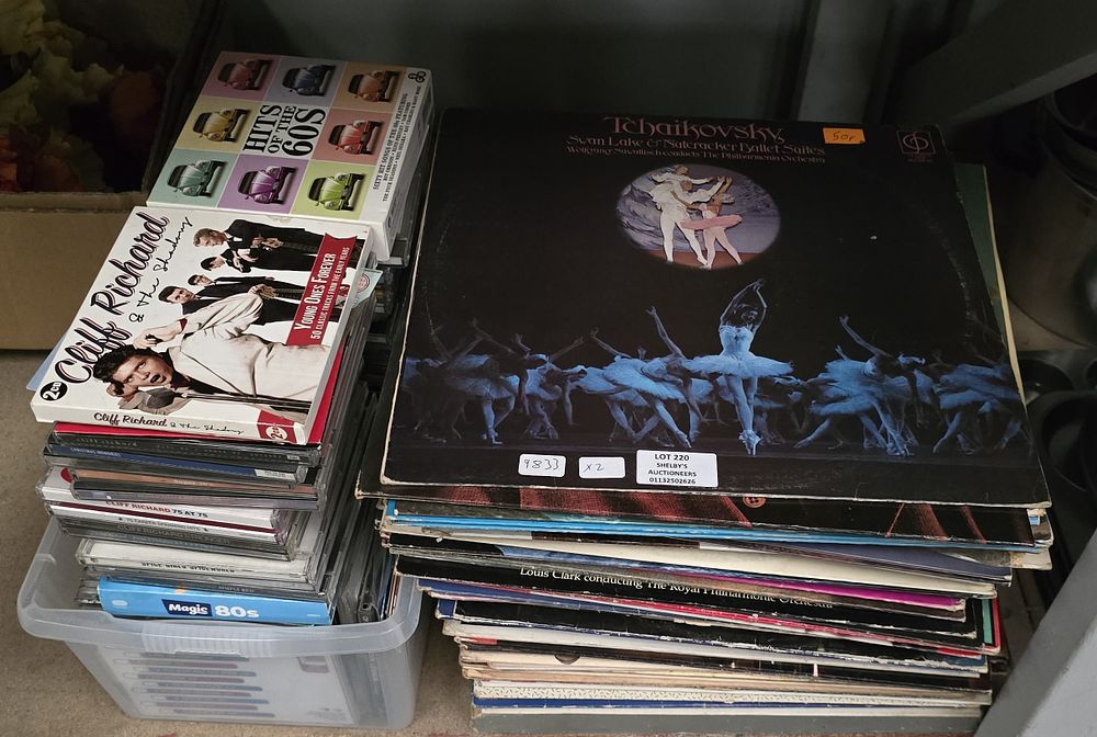 Lot 220: SELECTION OF VARIOUS AGE LPS WITH VARIOUS CDS