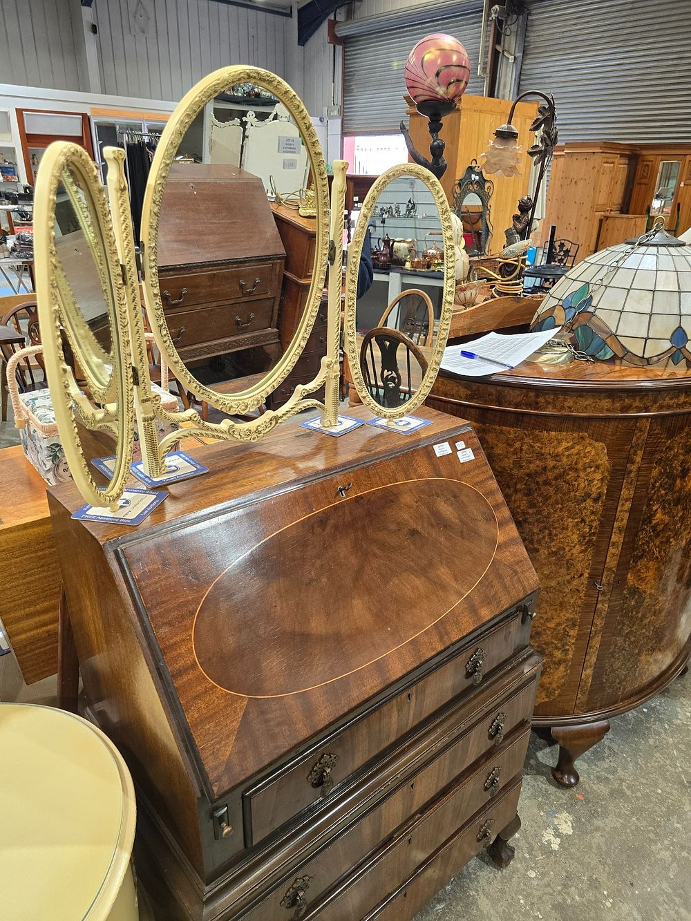 Lot 43: 1 X 1960S LADIES DRESSING TABLE MIRROR