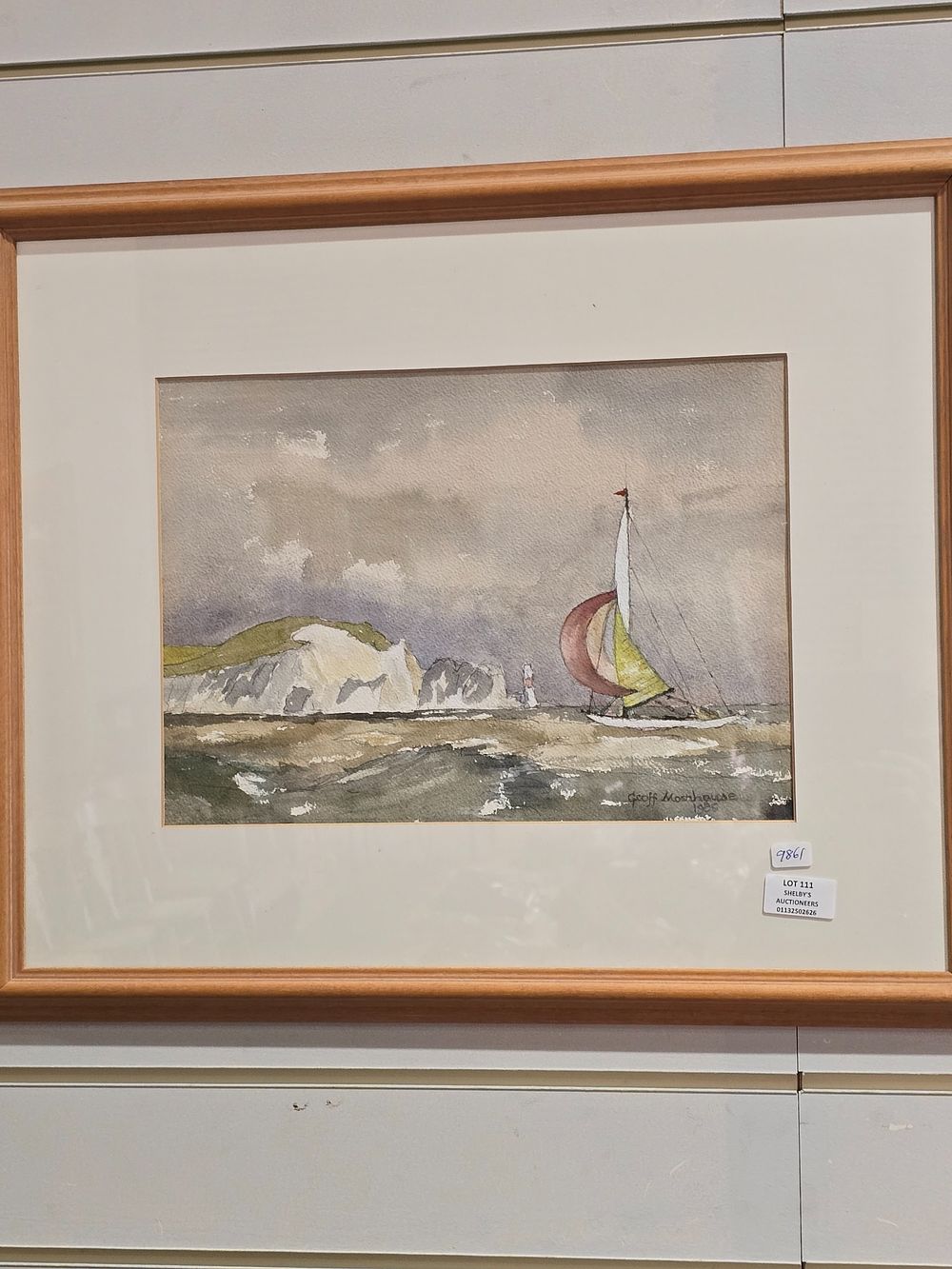 Lot 111: 1 X JEFF MOORHOUSE 1985 WATER COLOUR