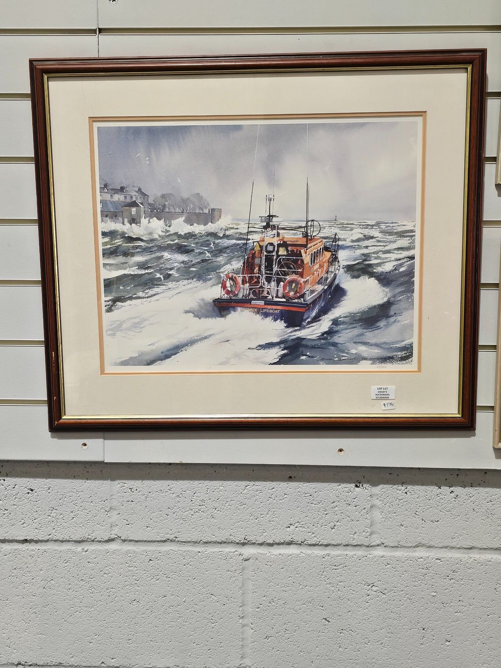 Lot 117: 1 X LIFE BOAT PRINT LTD EDITION BY...