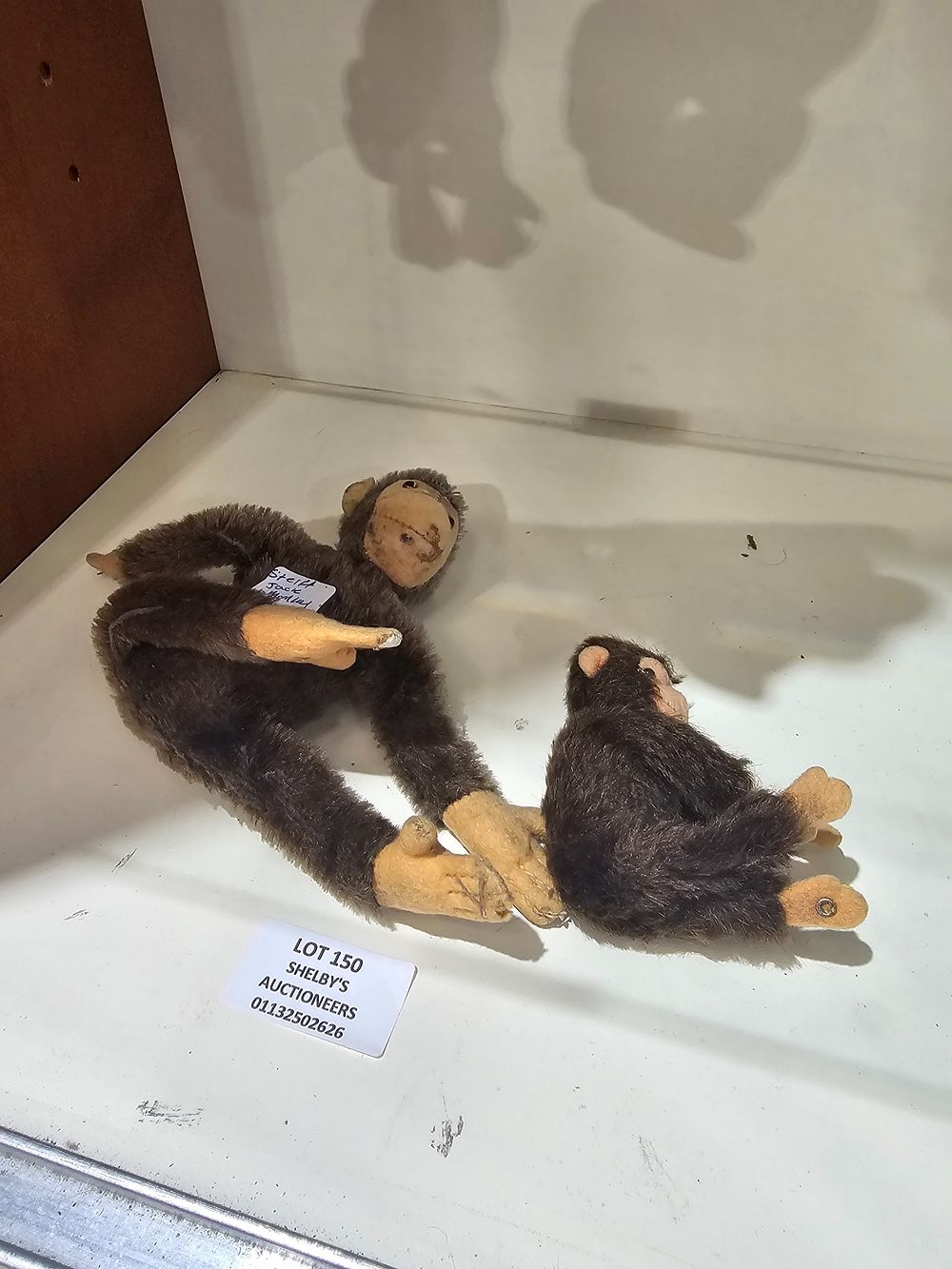 Lot 150: 1 X SMALL STEIFF MONKEY NO TAGS BUT...