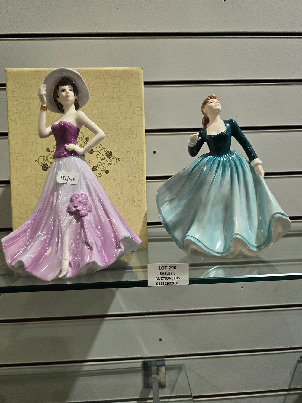 Lot 290: 2 X COALPORT LADY FIGURINES CAROL AND ALEXIS...