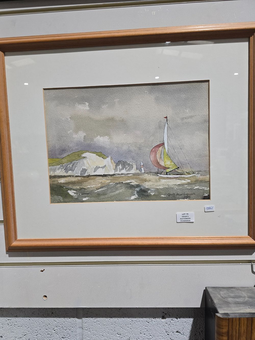 Lot 79: 1 X JEFF MOORHOUSE 1985 WATER COLOUR